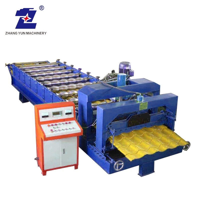 Tile roof roll forming machine