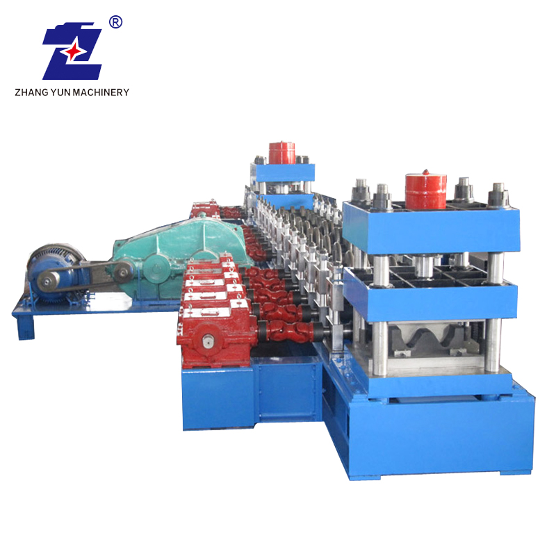 Two Waves Steel Traffic Barrier Highway Protection Fence Forming Machine For Safety