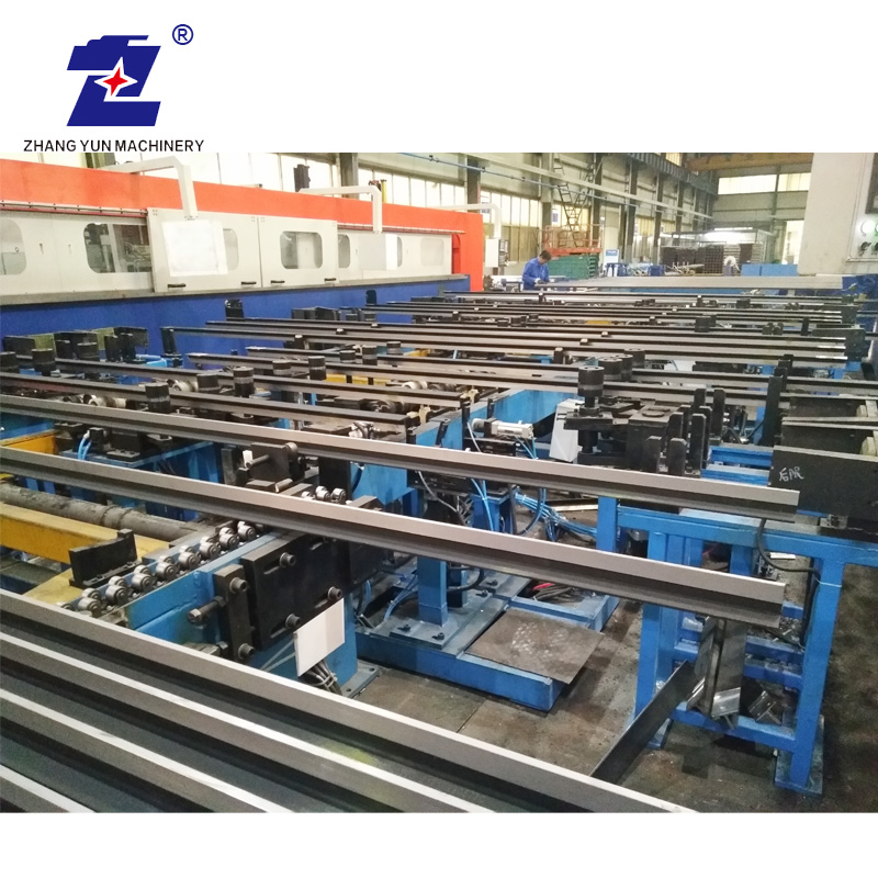 China Manufactured High Precision Elevator Machined And Cold Drawn Guide Rail Processing Production Line