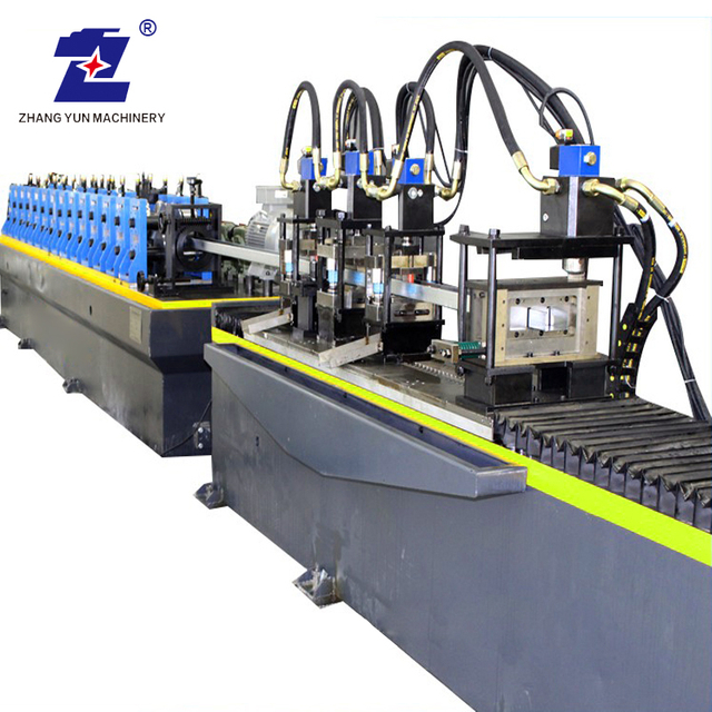 Fast Change Fully Automatic C Z Purlin Roll Forming Machine For Unistrut Channel