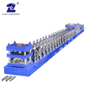 Zhangyun Popular Full Automatic Highway Guardrail Sheet Galvanized Metal Steel Roll Forming Machine for Protection