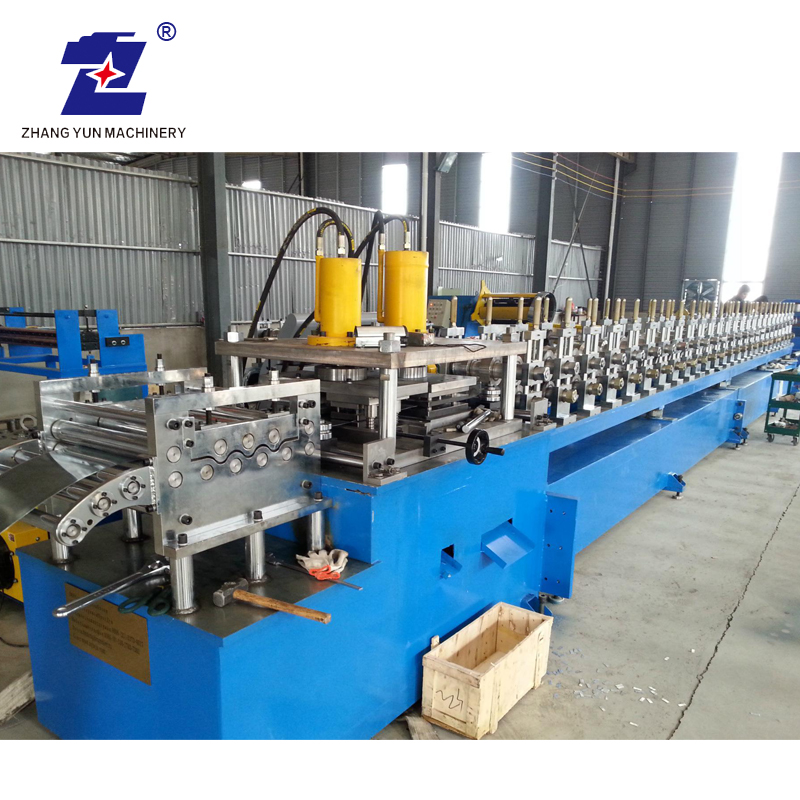 Making Galvanized Steel Profile Guide Rail Roll Forming Machine for Elevator
