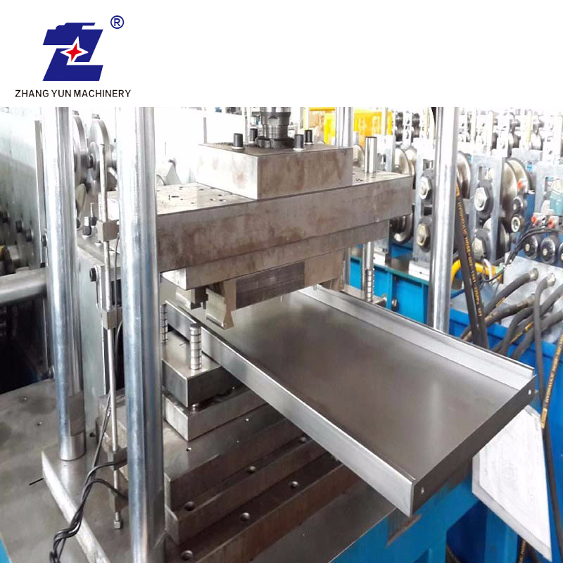 High Efficiency Steel Frame Perforated Pallet Rack Roll Forming Machine for Supermarket Shelves