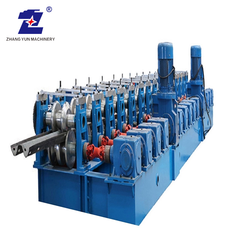 Fully Automatic Cold Steel Strip Profile Highway Crash Barrier Guardrail Profiles Roll Forming Machine