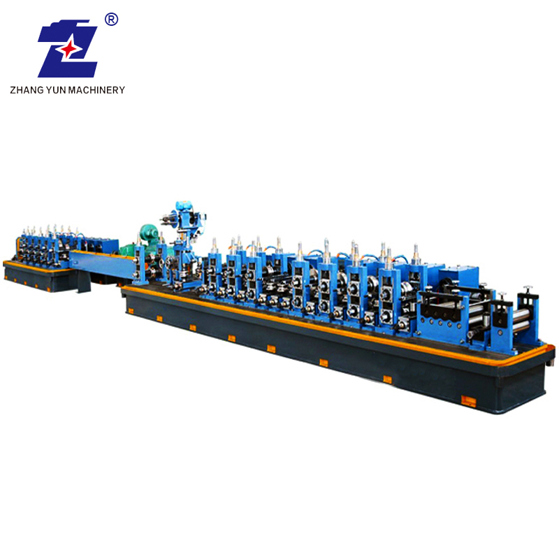 High Frequency Welded Steel Round Duct Square Pipe Making Machine