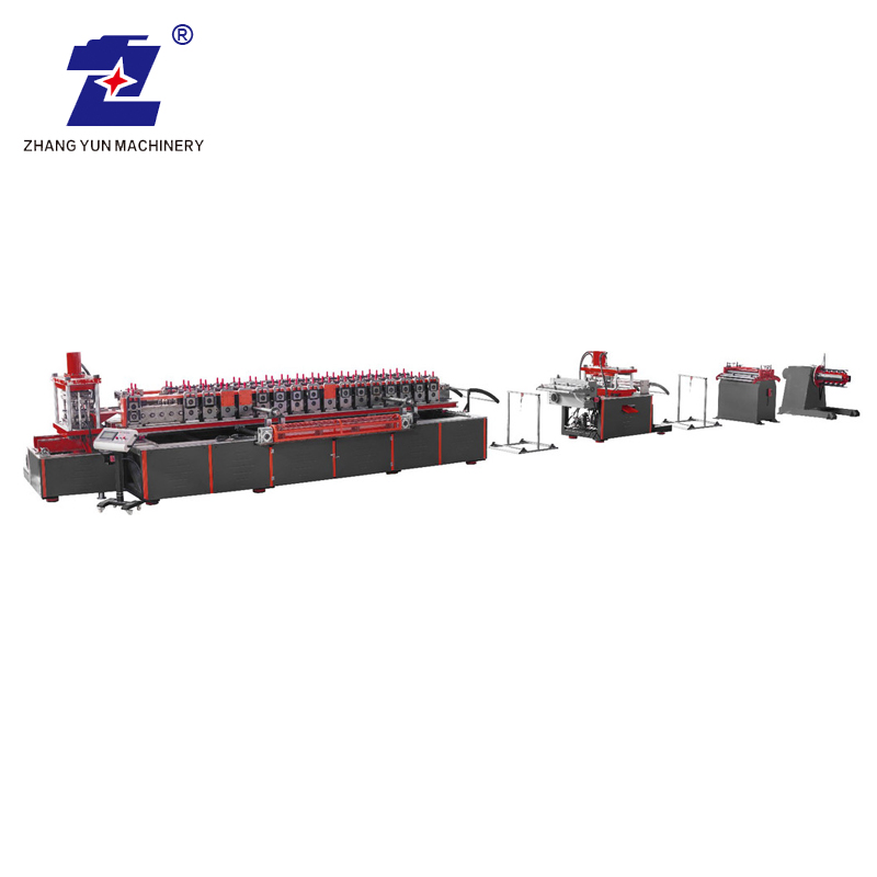 Good Accuracy Adjustable Elevator Guide Rail Steel Roll Forming Machine 