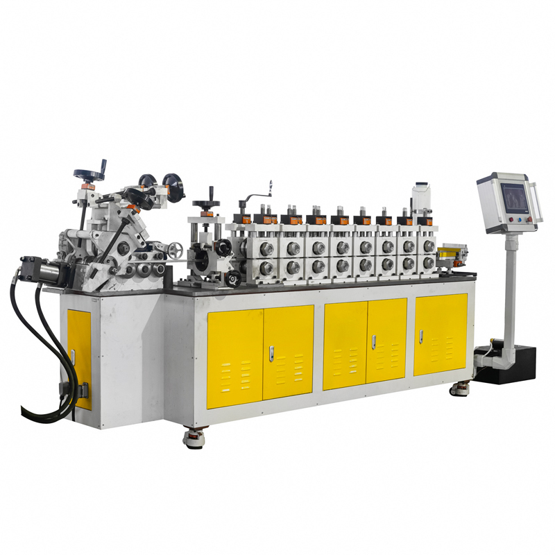 Quick Change Automatic Stainless Steel V Band Clamp And Flanges Roll Forming Machine