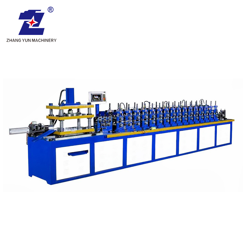 Building Material C Z Section Type Steel Purlin Profile Roll Forming Machine with Gearbox Drive
