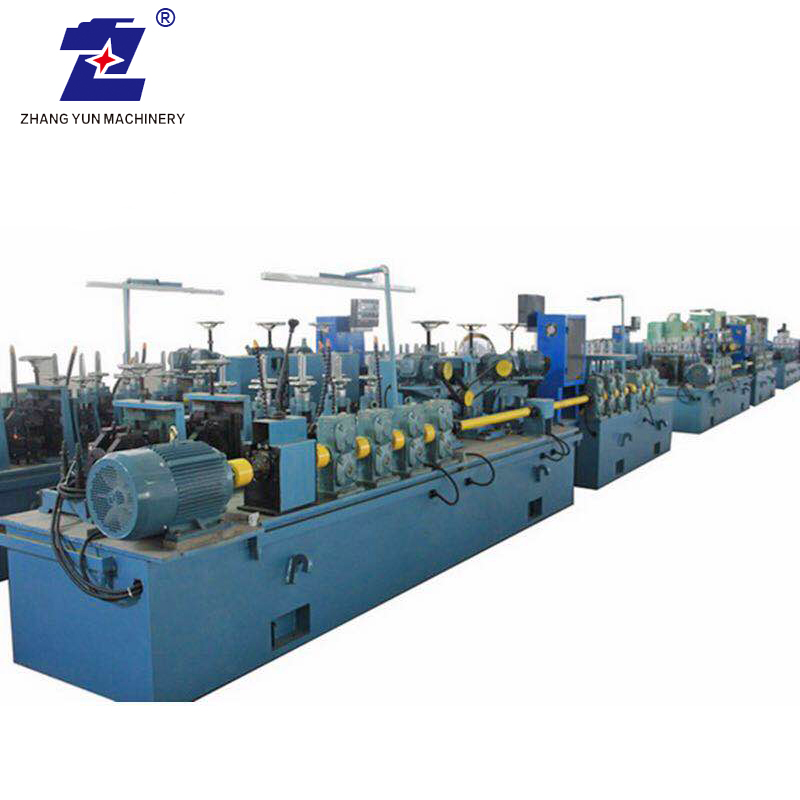 High Frequency Welded Steel Round Duct Square Pipe Making Machine